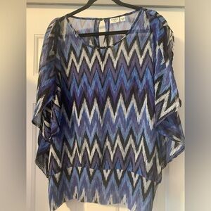 Women’s sheer Cato top size 22/24